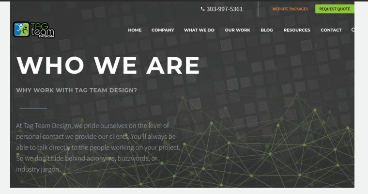 About page of #11 Best BigCommerce Design Company: Tag Team