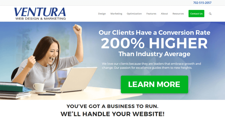 Home page of #1 Best BigCommerce Development Company: Ventura
