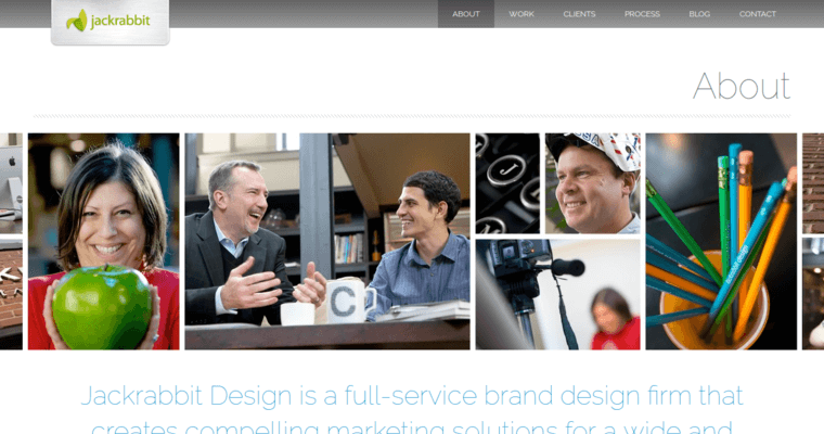 About page of #5 Best Boston Web Design Agency: Jackrabbit