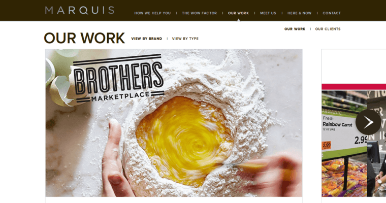 Work page of #8 Best Boston Web Development Company: Marquis Design