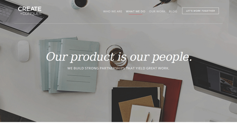 What page of #3 Best Boston Web Development Company: Create and Conquer