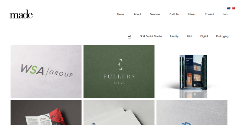 Folio page of #2 Best Branding Agency: Made
