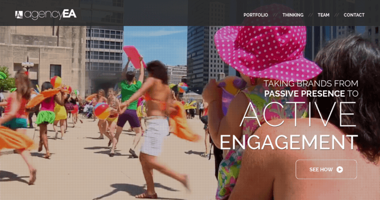 Home page of #9 Best Branding Company: Agency EA