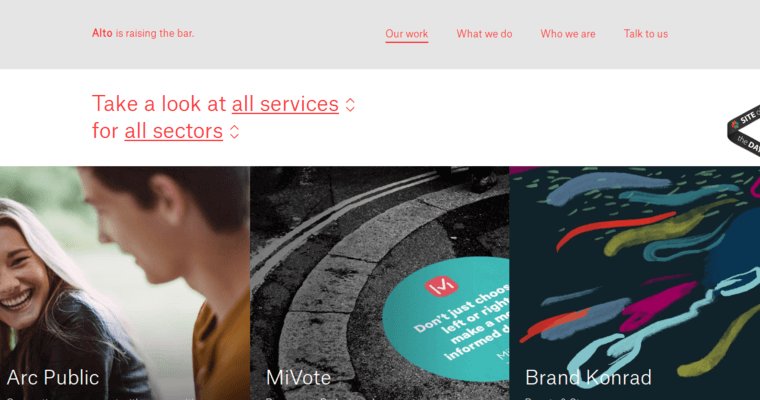 Work page of #8 Leading Branding Firm: Alto