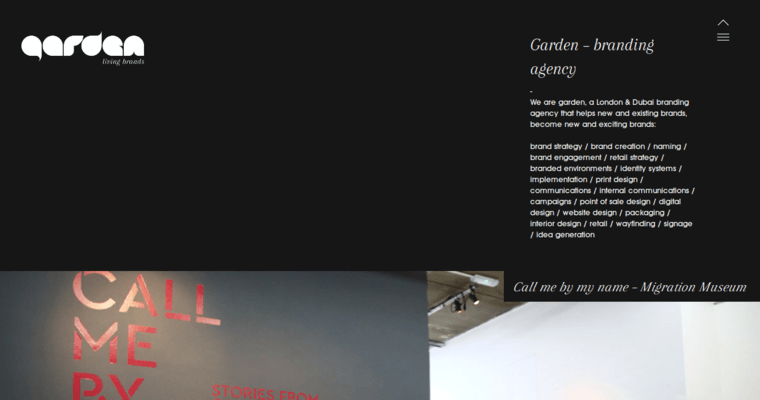 Home page of #1 Best Branding Firm: Garden