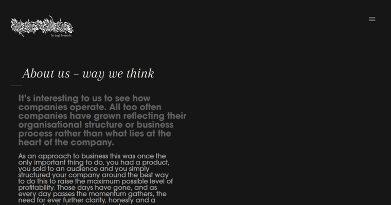 About page of #1 Leading Branding Company: Garden