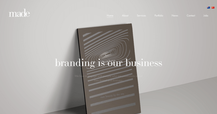 Home page of #7 Best Branding Business: Made