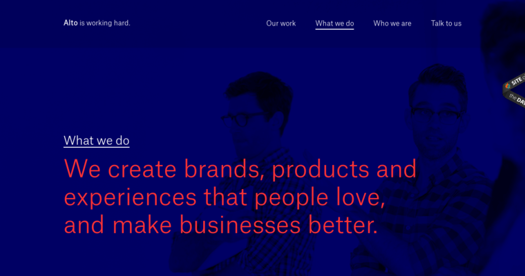 What page of #10 Best Branding Agency: Alto