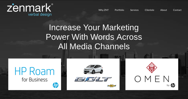 Home page of #2 Best Branding Firm: Zenmark