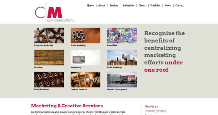Service page of #4 Leading Brand PR Company: CM Communications