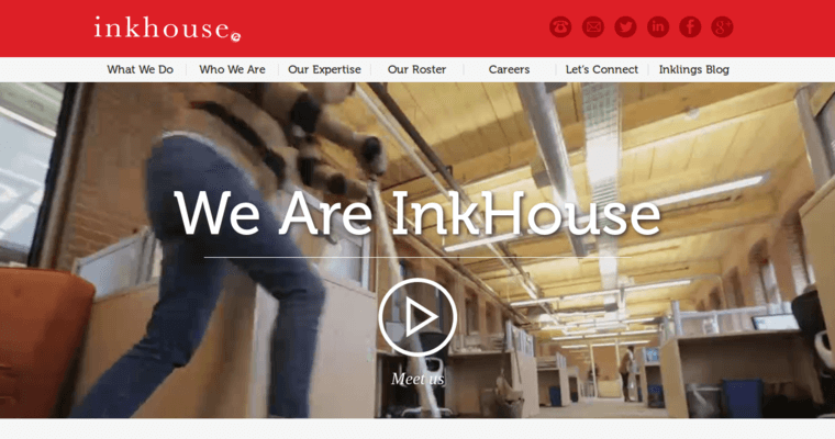 Home page of #6 Best Brand PR Firm: Ink House