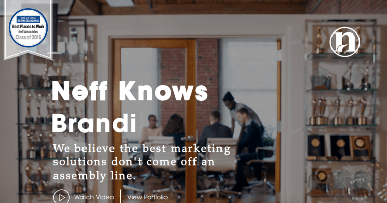 Home page of #8 Best Brand PR Company: Neff Associates