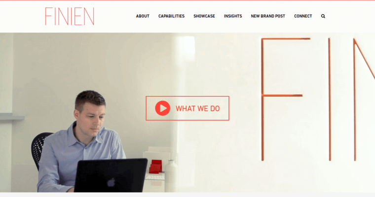 Home page of #8 Top Naming Agency: Finien