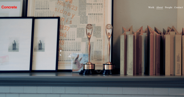 About page of #7 Leading Naming Company: Concrete