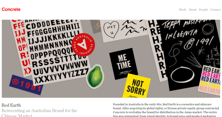 Work page of #7 Best Naming Agency: Concrete