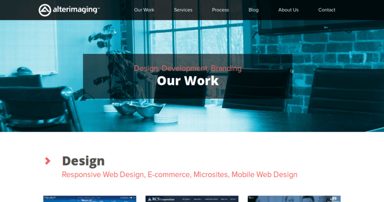 Work page of #7 Best Charlotte Web Development Agency: Alter Imaging