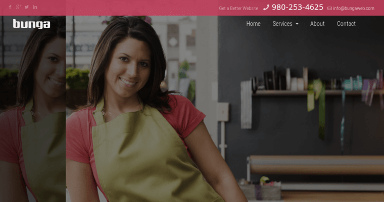 Home page of #3 Top Charlotte Web Development Firm: Bunga Web Design