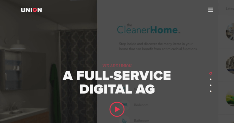 Home page of #4 Best Charlotte Web Development Firm: UNION