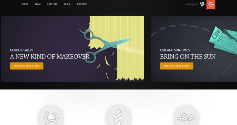 Home page of #6 Top Chicago Web Development Company: Usman Group
