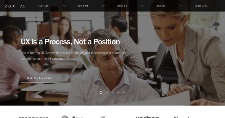 Home page of #3 Top Chicago Website Design Company: Akta