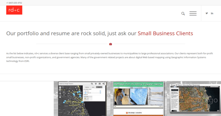 Portfolio page of #9 Best Chicago Website Development Firm: Roos Design
