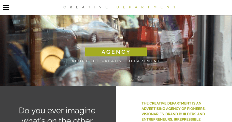 About page of #3 Top Cincinnati Web Design Agency: Creative Department