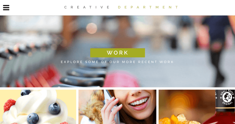 Work page of #3 Top Cincinnati Web Design Firm: Creative Department