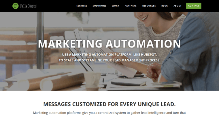 Service page of #4 Top Cleveland Web Development Agency: Falls Digital