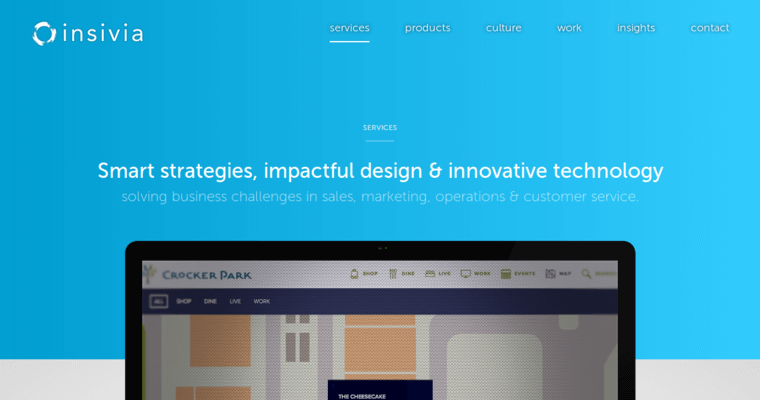 About page of #6 Best Cleveland Web Development Firm: Insivia