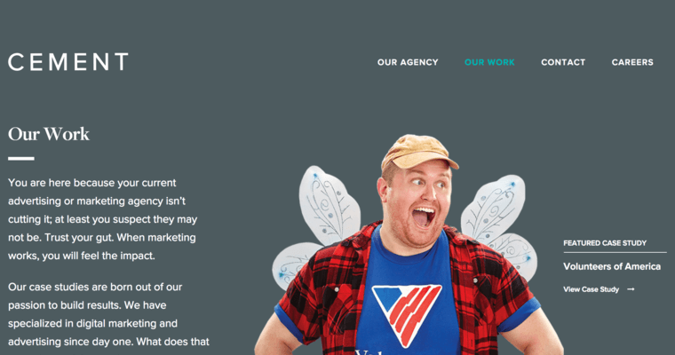 Work page of #3 Top Columbus Web Design Firm: Cement Marketing