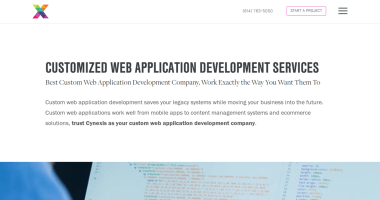 Development page of #2 Top Columbus Web Design Firm: Cynexis Media
