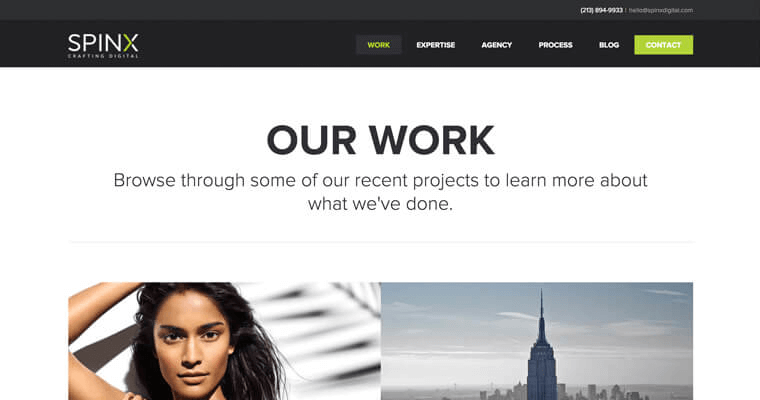 About page of #3 Top Custom Website Development Company: SPINX Digital