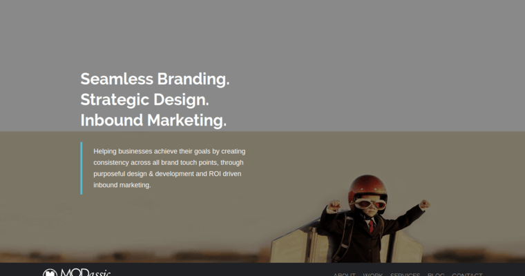 About page of #3 Best Dallas Web Design Business: MODassic Marketing