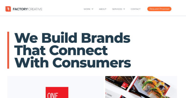 Home page of #1 Top Dallas Web Design Company: Factory Creative