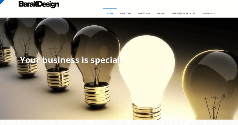 Home page of #11 Best Dental Web Development Business: Baralt Design