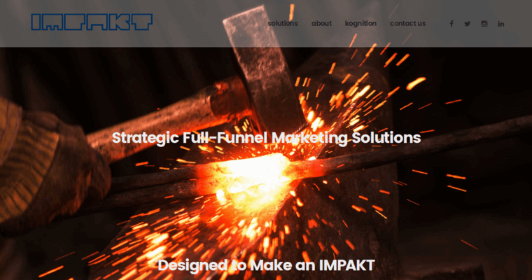 Home page of #3 Top Detroit Web Design Firm: Impakt Digital