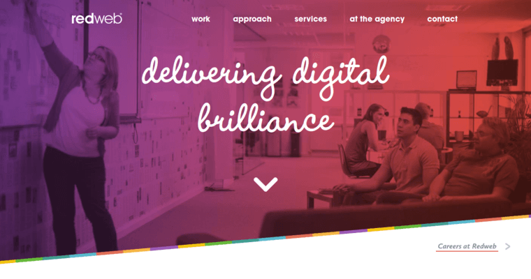 Home page of #6 Best Digital Agency: Redweb