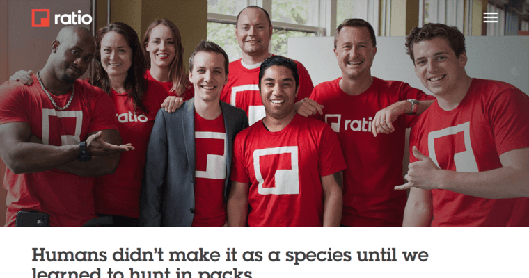 Company page of #10 Top Digital Agency: Ratio