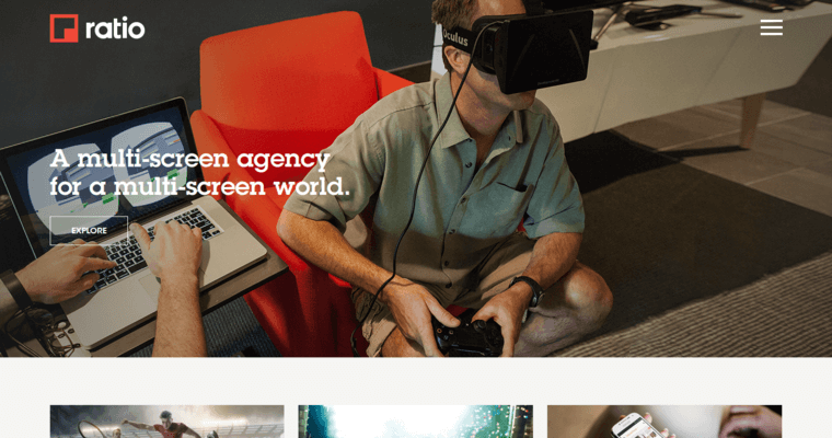 Home page of #10 Top Digital Agency: Ratio