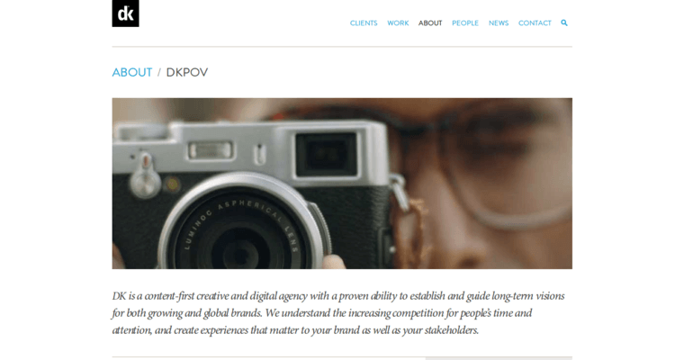 About page of #5 Top Digital Agency: Digital Kitchen