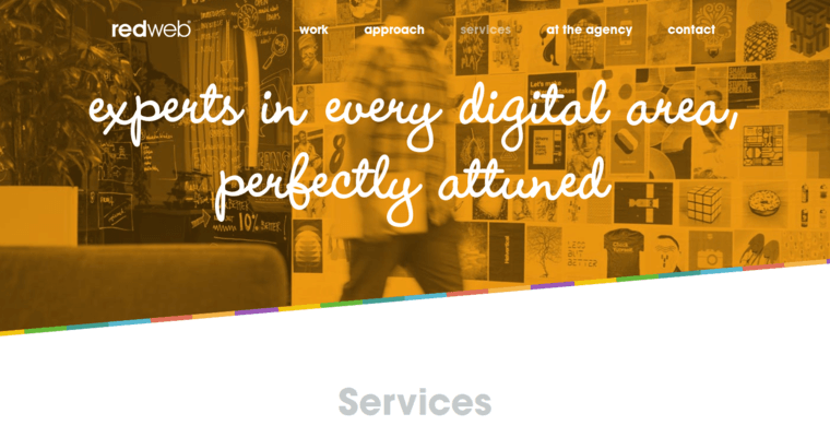 Service page of #7 Top Digital Agency: Redweb