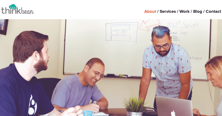 About page of #7 Top Drupal Website Development Company: Thinkbean