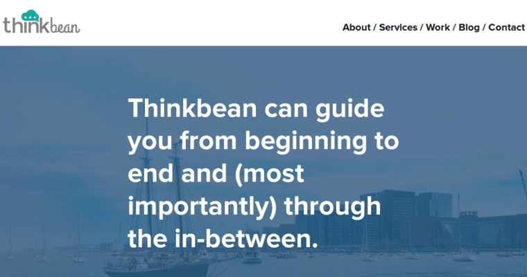 Service page of #7 Top Drupal Website Design Business: Thinkbean
