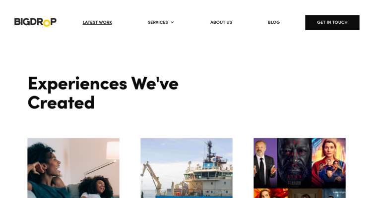 Latest Work page of #1 Best Drupal Website Development Business: Big Drop Inc