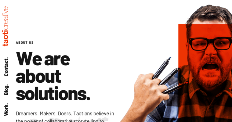 About page of #10 Top eCommerce Website Design Firm: Taoti Creative