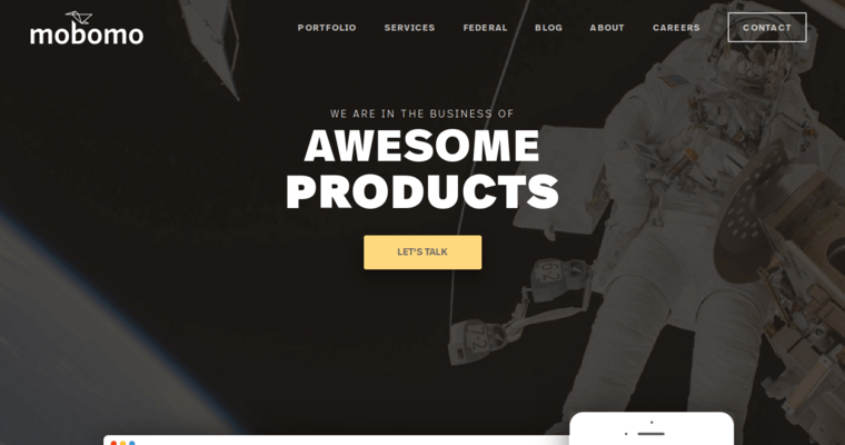 Home page of #7 Leading Enterprise Web Design Company: Mobomo