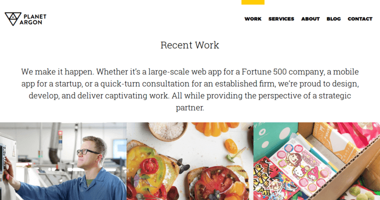 Work page of #8 Top Enterprise Web Design Agency: Planet Argon