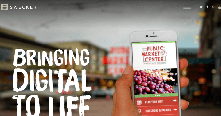 Home page of #6 Best Enterprise Web Design Company: Swecker