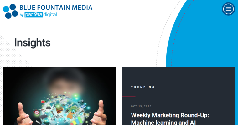 Blog page of #3 Top Enterprise Web Design Agency: Blue Fountain Media