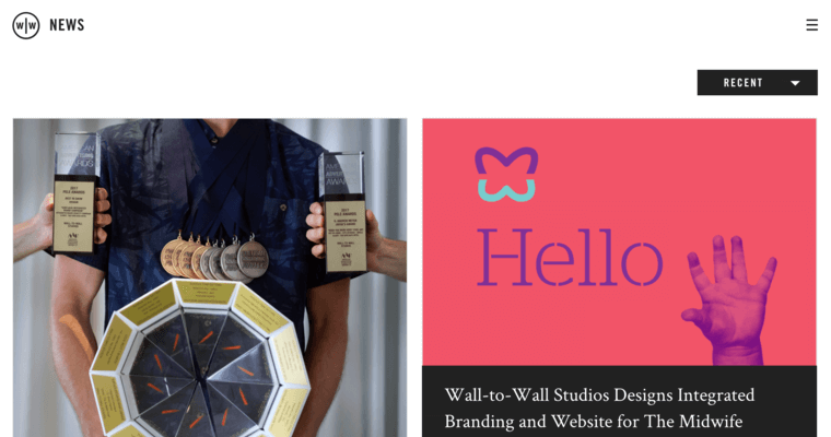 News page of #3 Best Honolulu Web Development Company: Wall